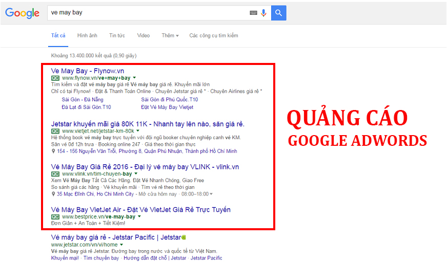 quang cao google