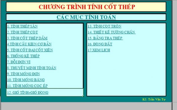 Tai lieu thuvienfile com chuong trinh cot thep san dam cot