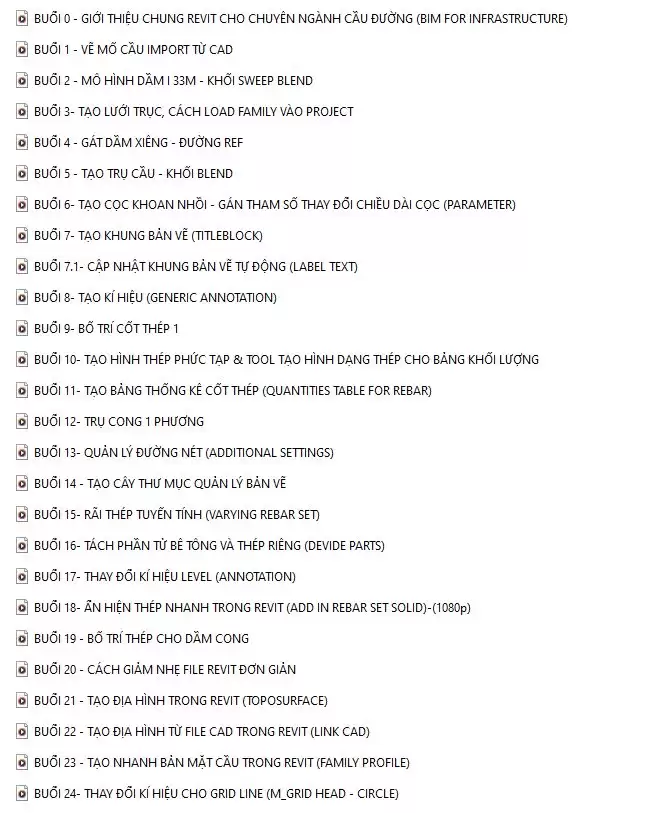 Video Video Khóa Học Revit Và Dynamo Chuyên Nghành đầy đủ