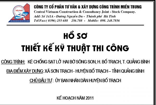 Tai lieu thuvienfile com Ho so thiet ke thi cong ke chong sac