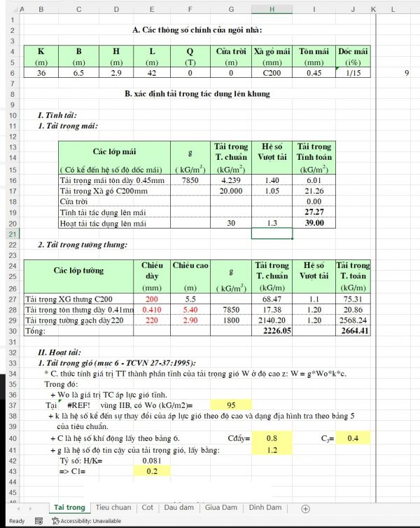 Tai lieu thuvienfile com excel tinh toan nha thep tien che