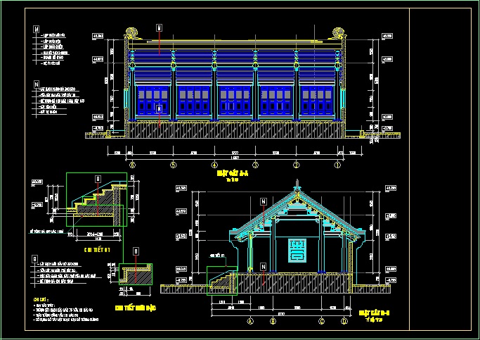 File cad nhà thờ họ Free - Tải bản vẽ cad nhà thờ họ, đình chùa miễn ...