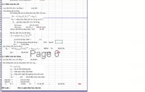 Bảng tính excel khe co giãn TCVN 11823-2017 và ASSHTO LRFD mới nhất