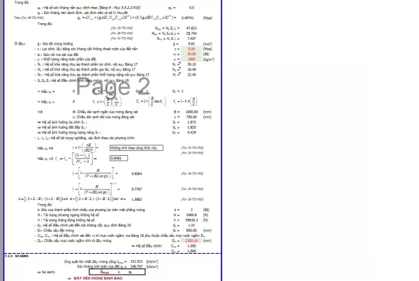 Bảng tính excel rãnh có nắp BTCT hoàn toàn = excel theo TCVN 11823-2017 (bản chuẩn mới nhất)