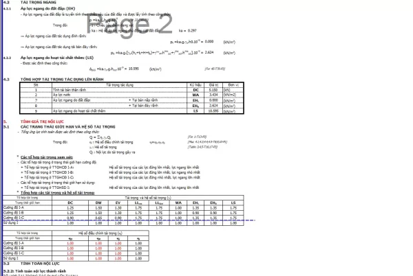 Bảng tính excel rãnh hở BTCT,hoàn toàn = excel theo TCVN 11823-2017 (mới nhất,chuẩn nhất)