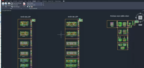 Full hồ sơ Trường tiểu học (cad-sketchup-chi tiết)