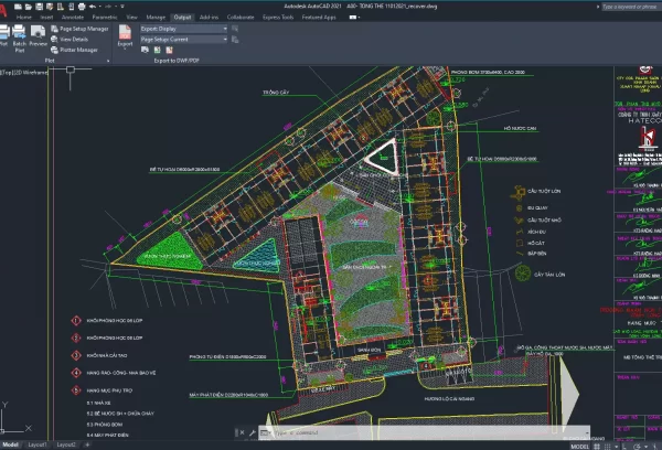 Full hồ sơ Trường tiểu học (cad-sketchup-chi tiết)