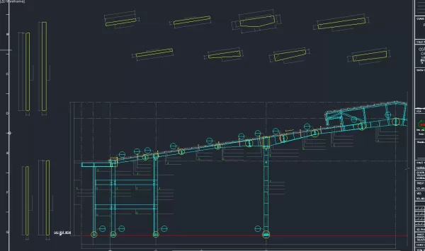 Cad bản vẽ xưởng, chi tiết nhà xưởng khung thép