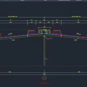 CAD Nhà xưởng kiến trúc kết cấu thép