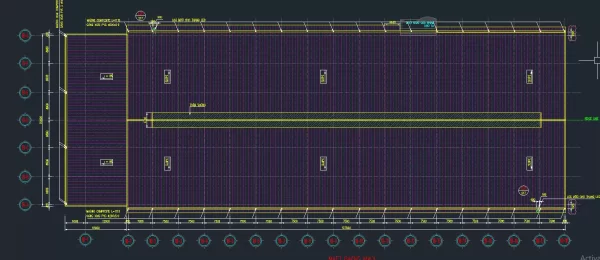 Chi tiết cad nóc gió nhà xưởng