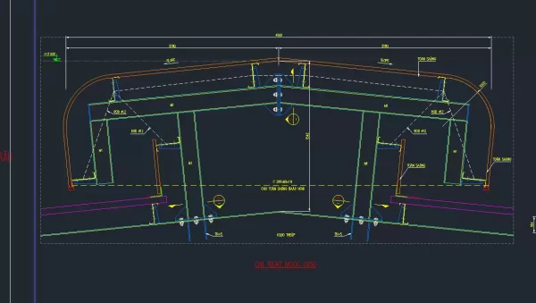 Chi tiết cad nóc gió nhà xưởng