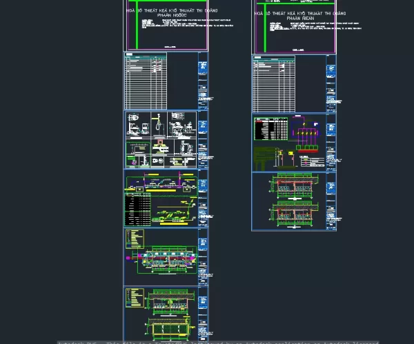 File cad nhà vệ sinh công cộng (Kiến trúc- kết cấu- điện nước)