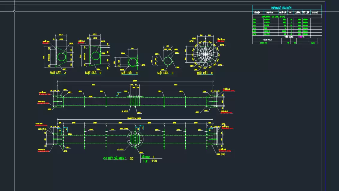 file cad biển quảng cáo 3 mặt