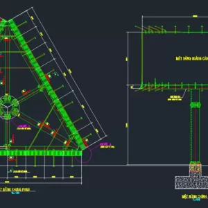 file cad biển quảng cáo 3 mặt