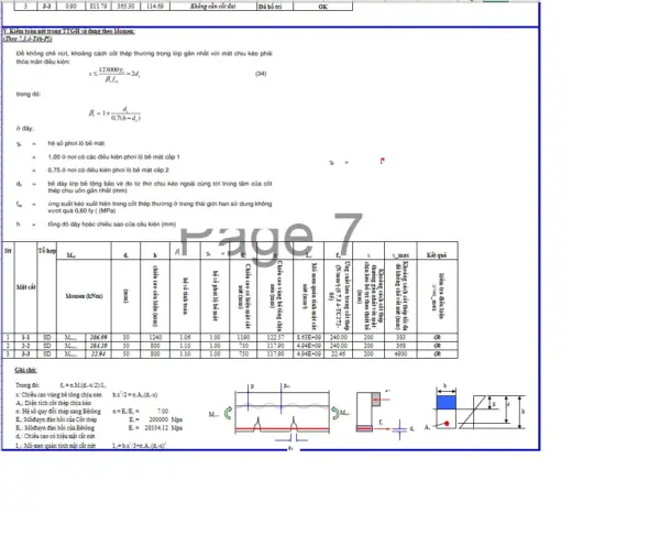 Bảng tính tường chắn BTCT hoàn toàn dùng excel theo TCVN 11823-2017 mới ...