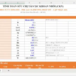 Tai lieu thuvienfile com file mau excel tinh toan suc chiu tai coc khoan nhoi theo dat nen theo vat lieu tcvn