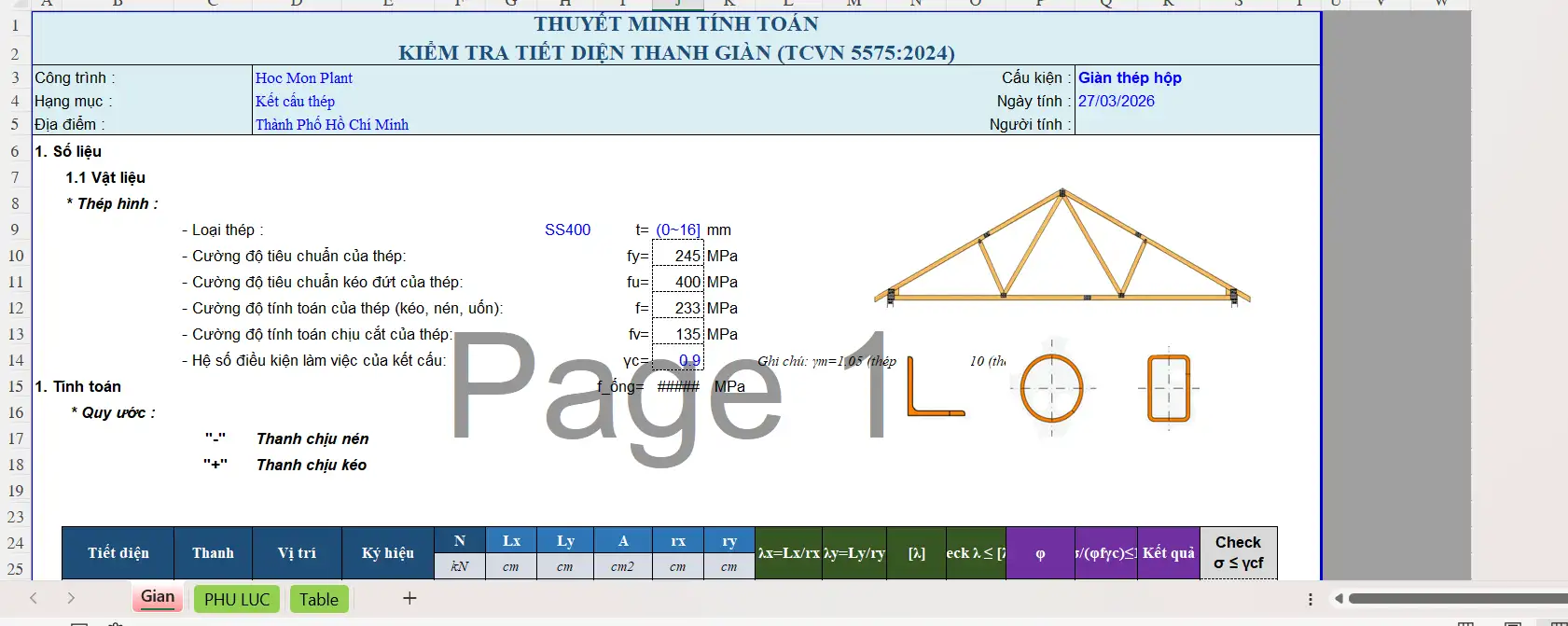 Tai lieu thuvienfile com mau file excel tinh toan ket cau thanh gian theo tcvn 5575
