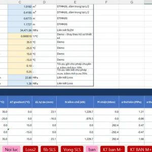 Tai lieu thuvienfile com bang excel tinh dam i33 cang sau nhiet lien tuc